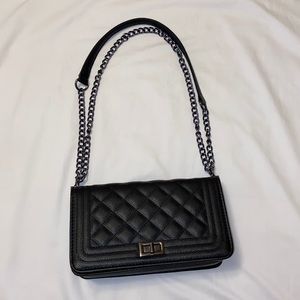 Black Chain Crossbody Purse